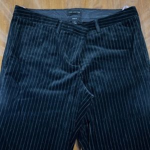 Black Pinstripe Velvet The Limited Pants